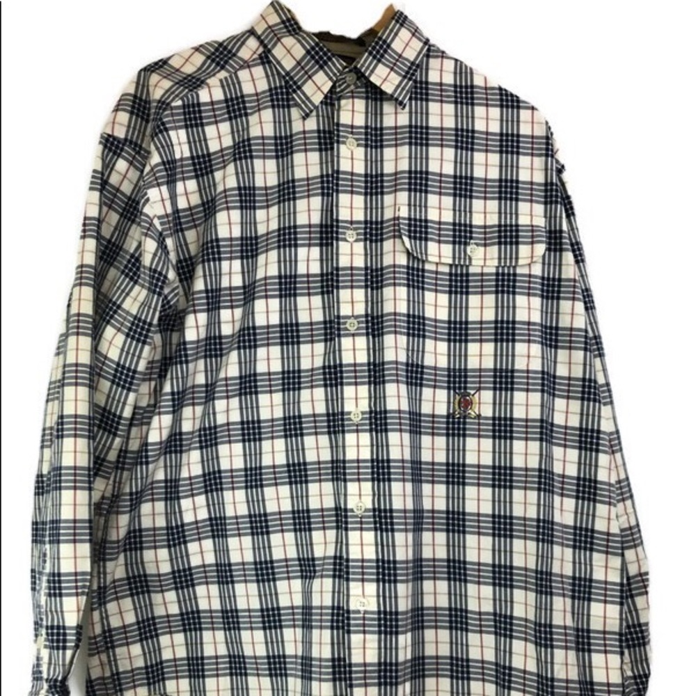Tommy Hilfiger long sleeve button down medium